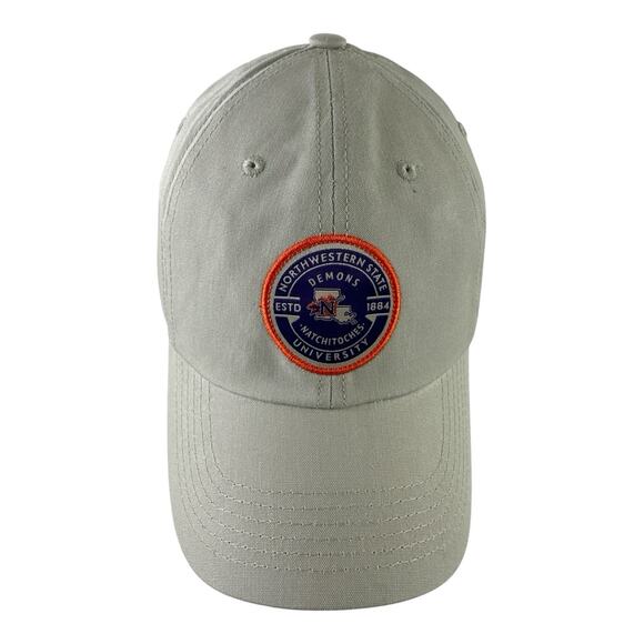 Northwestern State Demons Hat Cap Strap Back Adjustable Beige Captivating Men’s - Picture 2 of 6